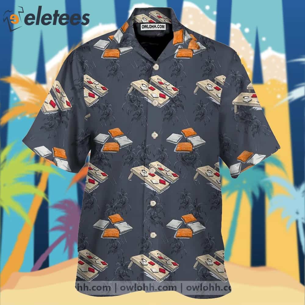 Cornhole Tree Aloha Hawaiian Shirt