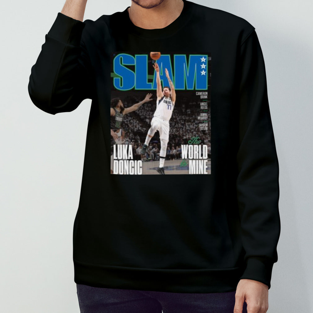 Dallas Mavericks SLAM Luka Doncic The World Is Mine Shirt