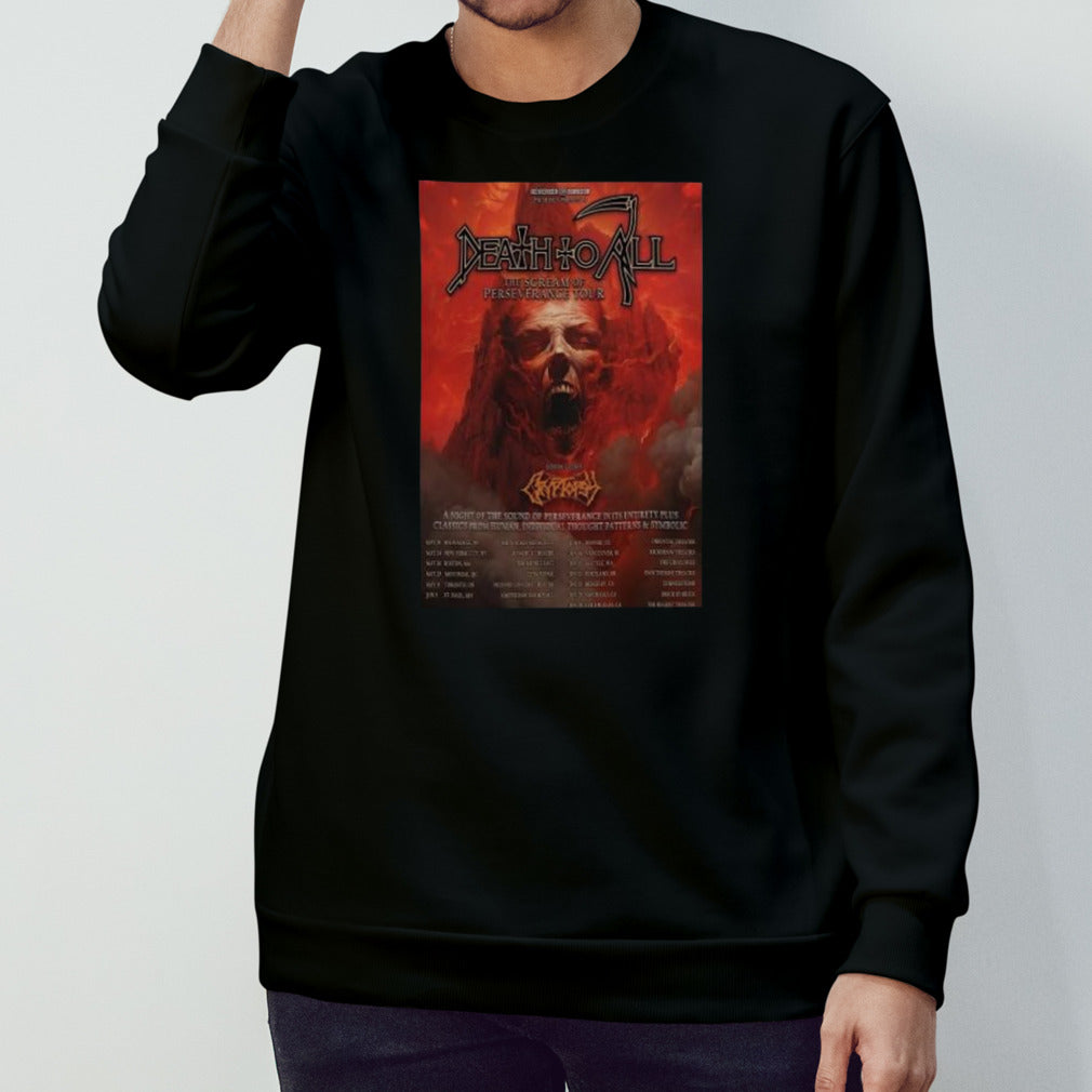 Death To All The Cream Of Perseverance Tour 2024 Poster shirt
