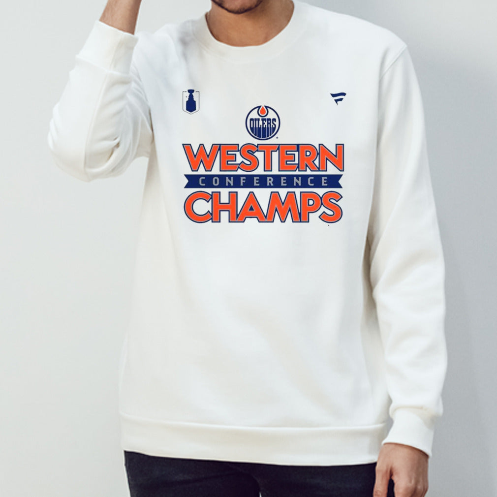 Edmonton Oilers 2024 Western Conference Champions Locker Room T shirt