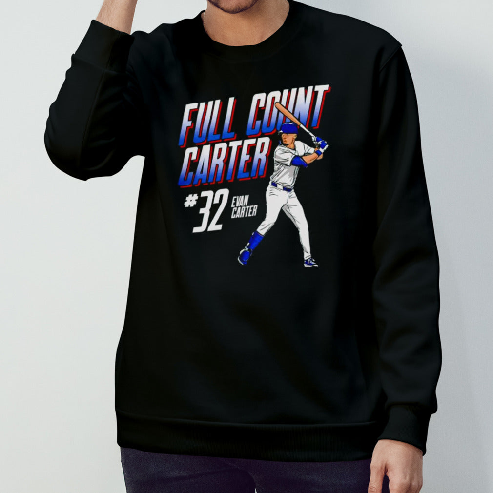 Evan Carter Texas Rangers full count Carter shirts