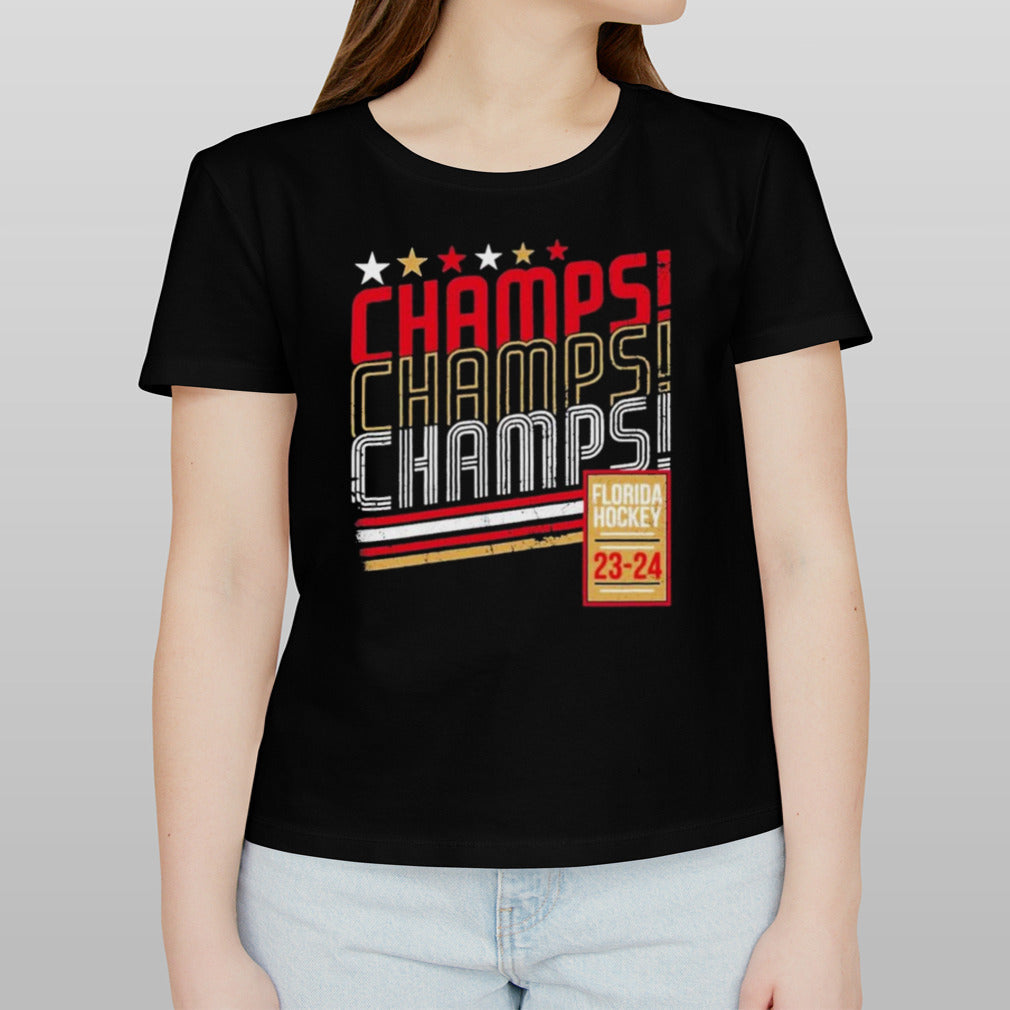 Florida Hockey Champs Champs Champs 2024 shirt