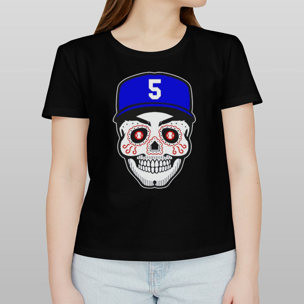 Freddie Freeman Sugar Skull Los Angeles Dodgers shirt