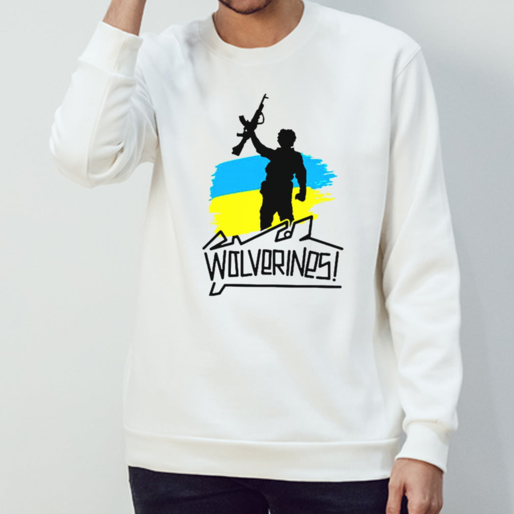 Freedom fighter Ukraine wolverines shirts