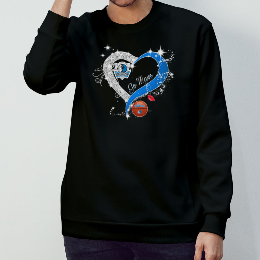 Heart Dallas Mavericks Basketball Go Mavericks 2024 Shirt