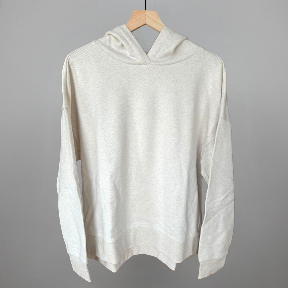 Heather Almond Oversized Terry Hoodie