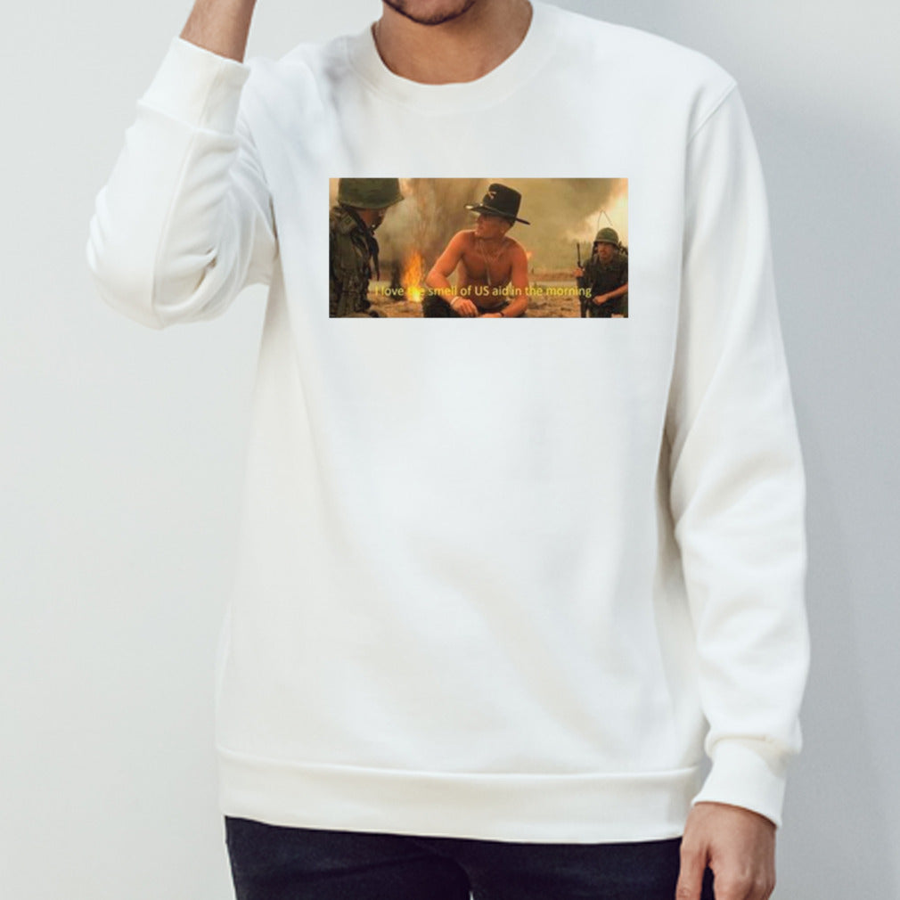 I love the smell of us aid in the morning shirts