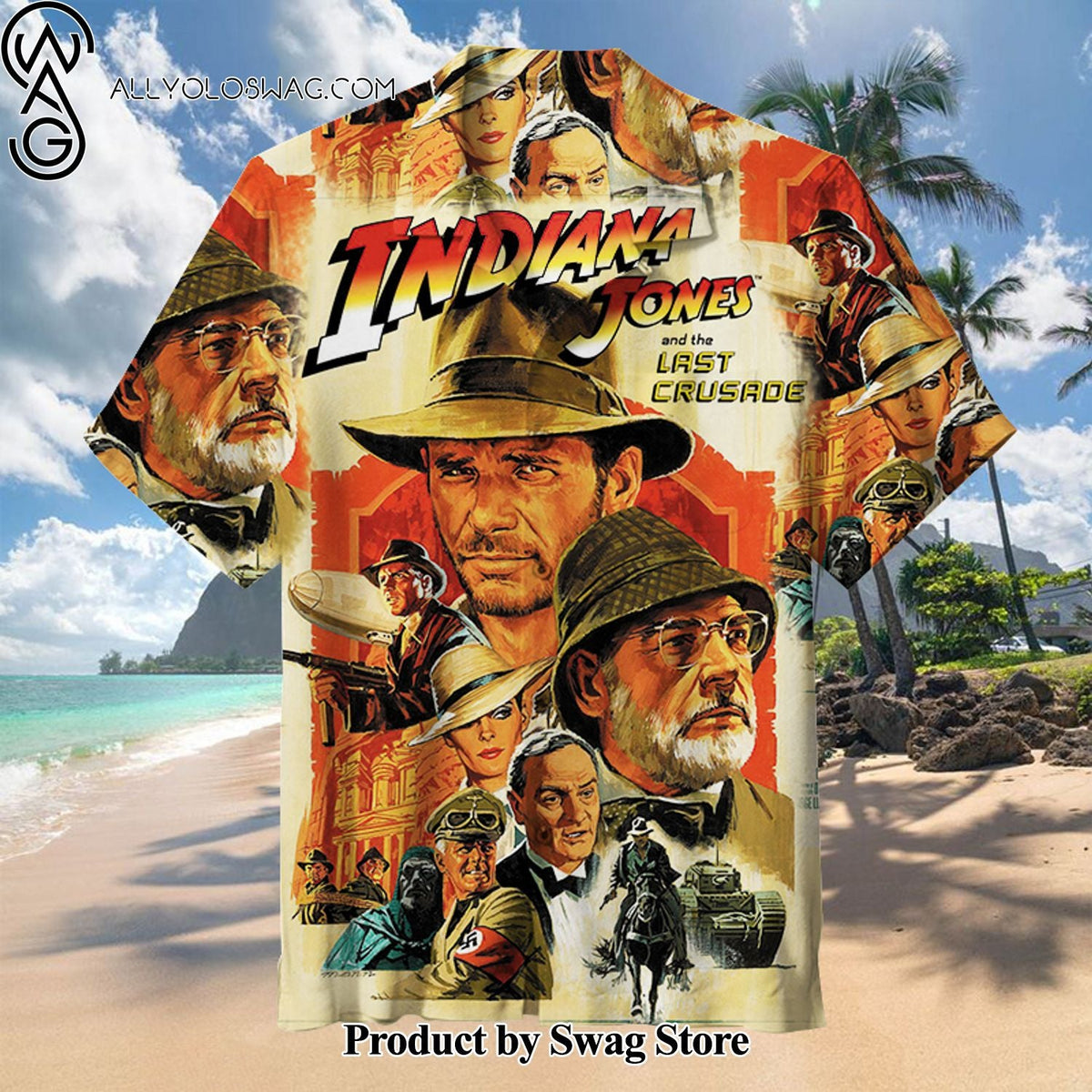 Indiana Jones One-of-a-Kind Hawaiian Shirt