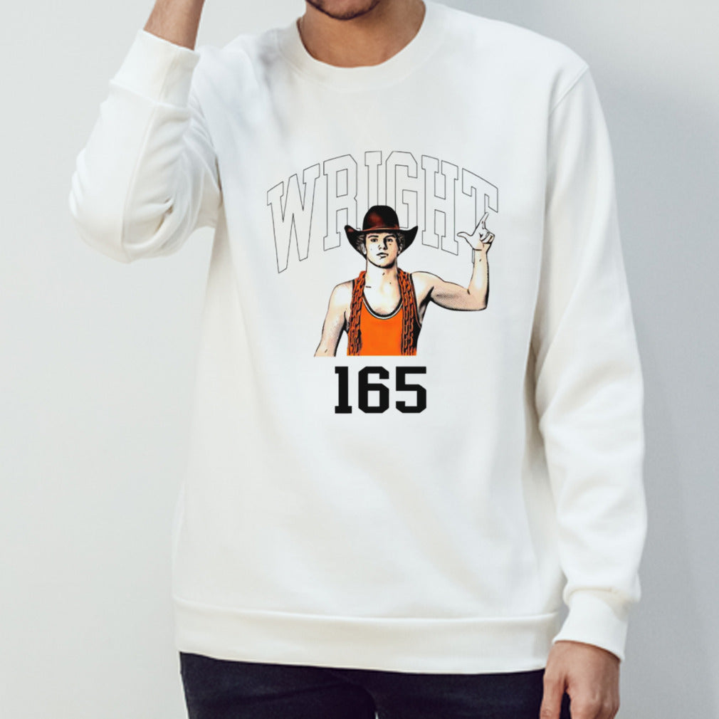 Jaxen Wright OSU Cowboy Wrestling 165 shirts