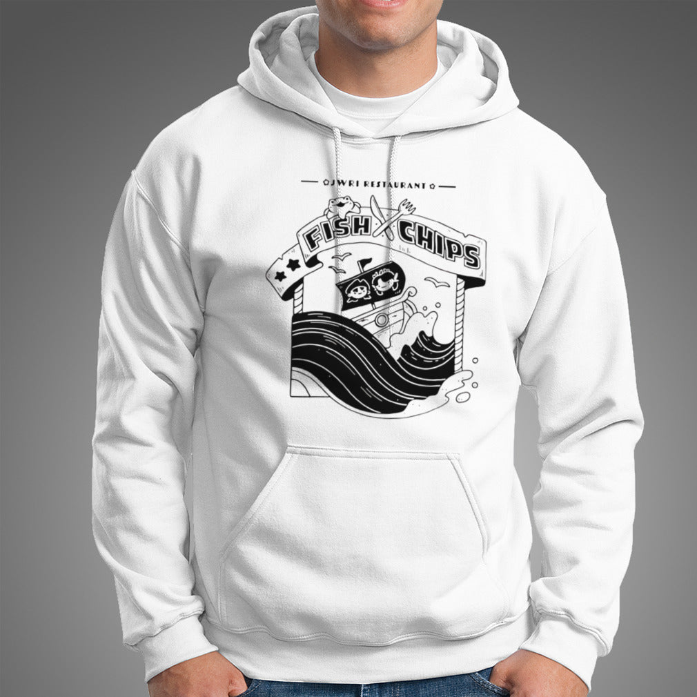 Jwri restaurant fish chips shirt