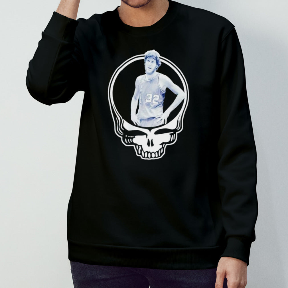 Legend Bill Walton grateful dead skull shirt