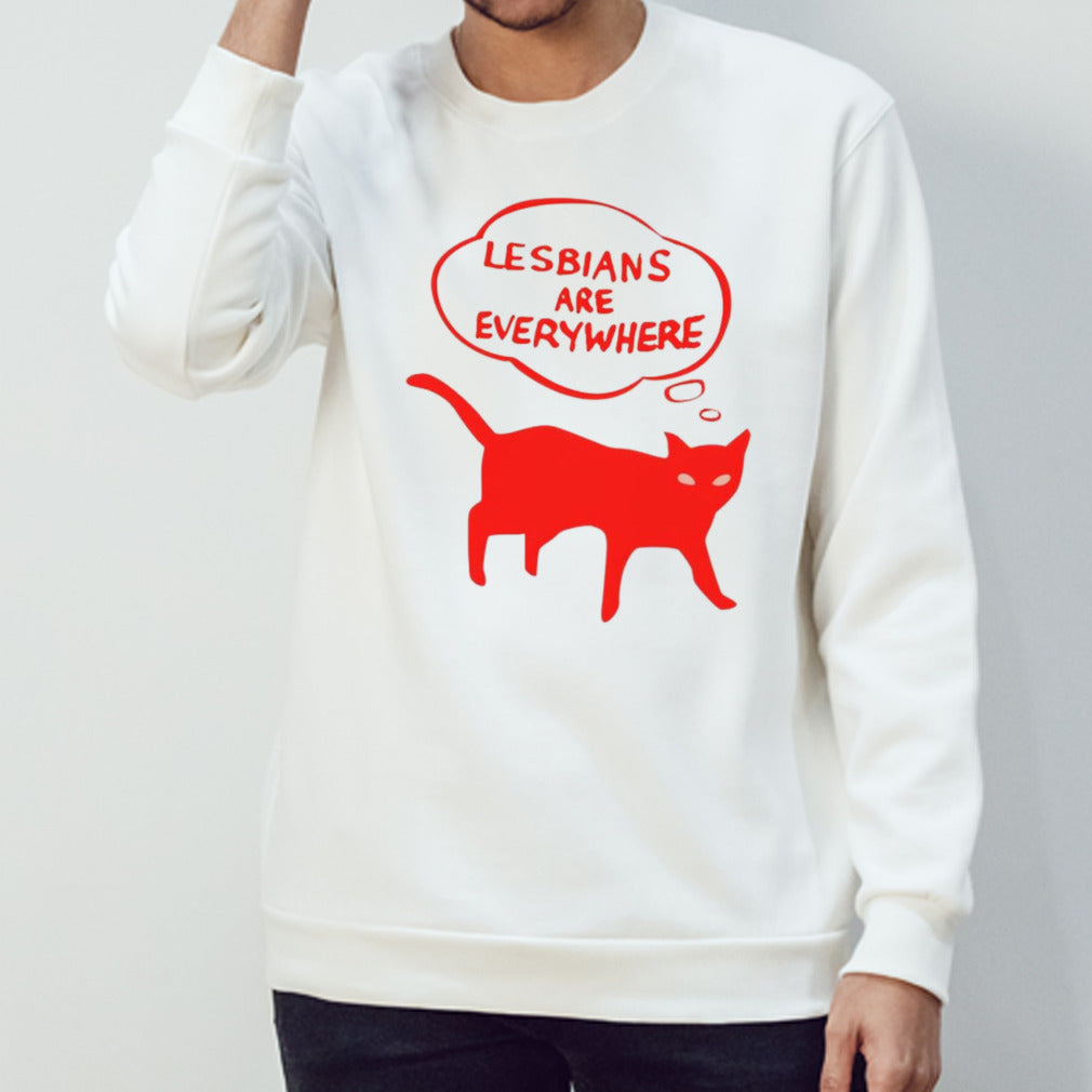 Lesbians are everywhere cat shirts