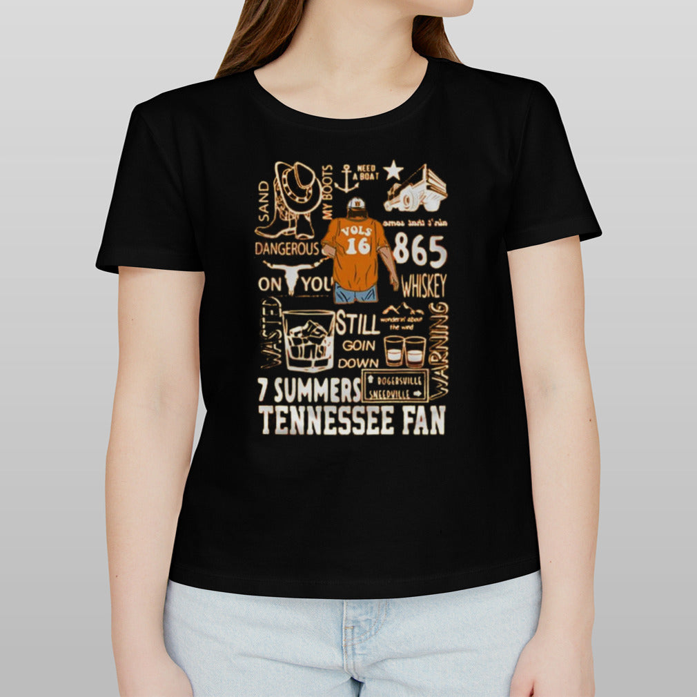 Morgan Wallen Tennessee Volunteers 7 Summers Tennessee Shirt