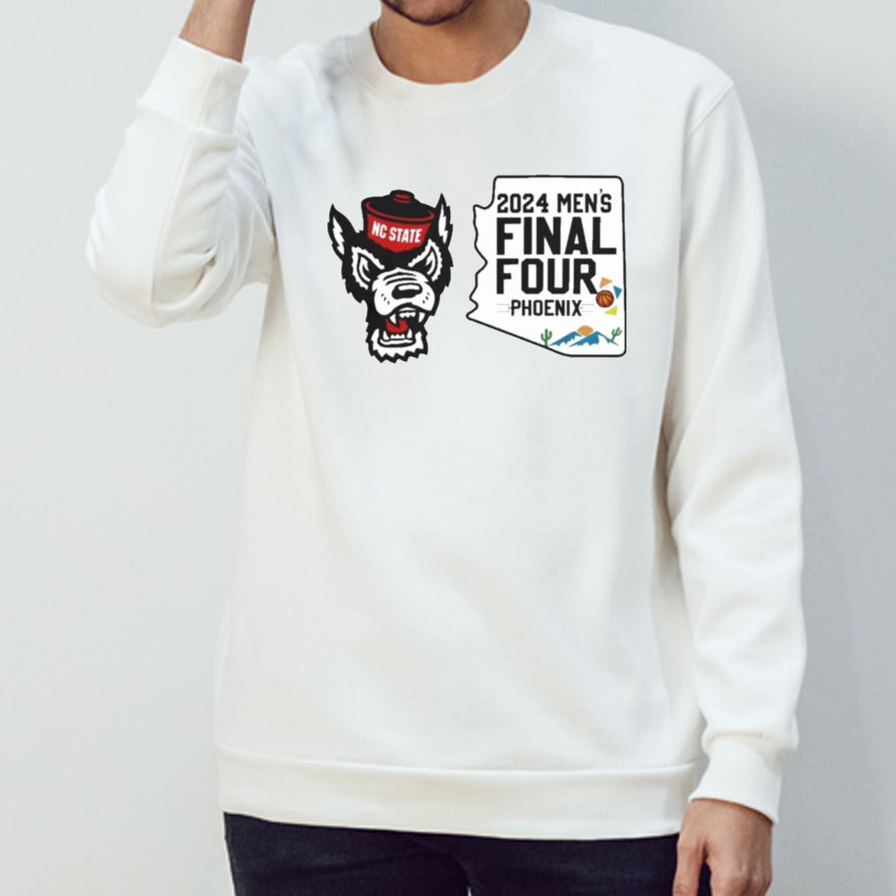Nc State Wolfpack Final Four Basketball Ncaa Map Shirts