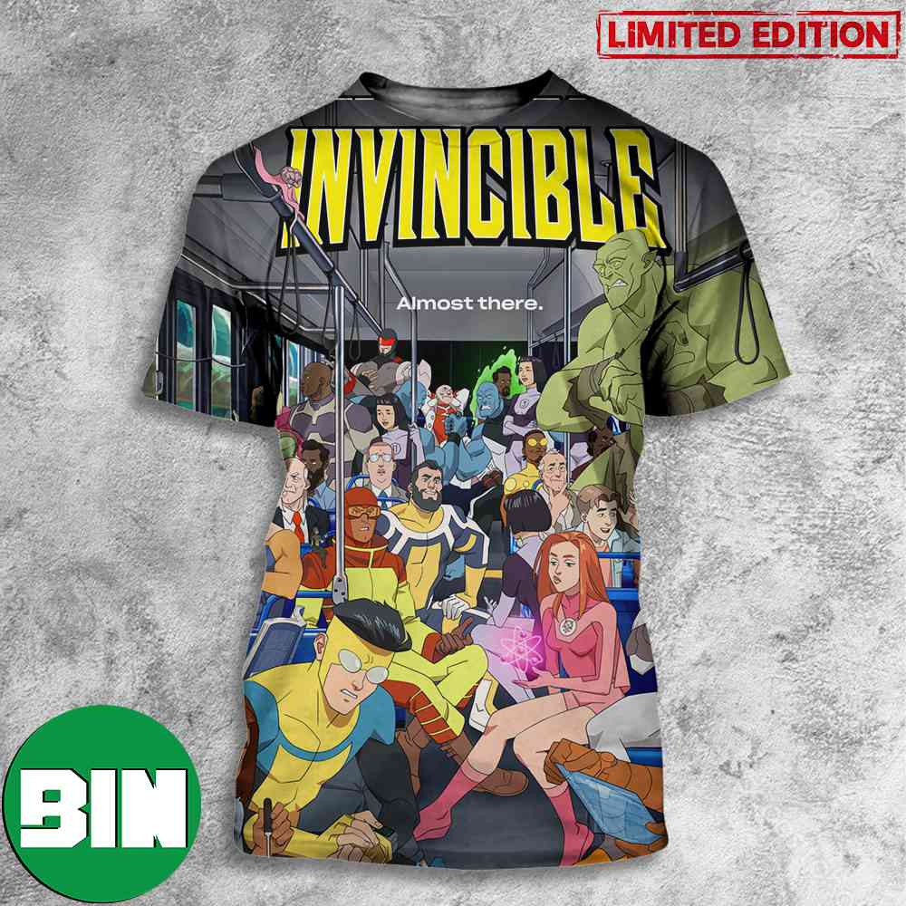 New Poster Invincible Season 2 New Episodes Coming Soon 3D T-Shirts