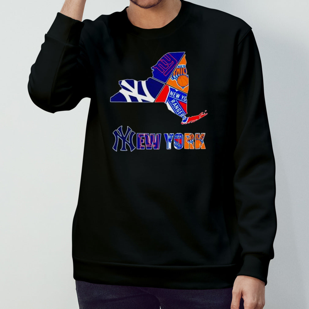 New York Rangers New York Giants New York Yankees Proud fan shirts