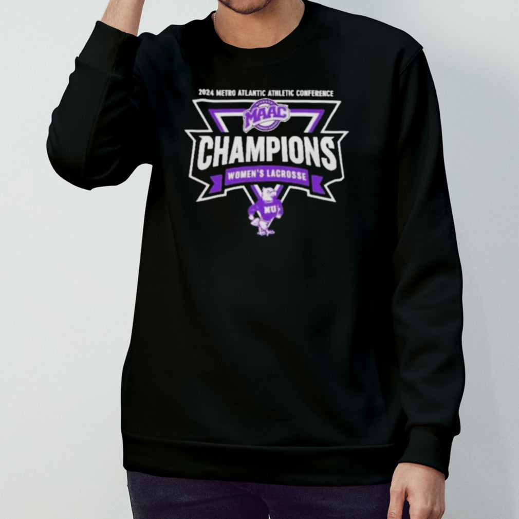 Niagara University Purple Eagles 2024 Metro Atlantic Athletic Conference Champions Women’s Lacrosse Shirt