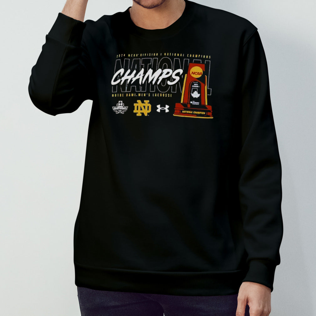 Notre Dame Fighting Irish NCAA Men’s Lacrosse National Champions Trophy 2024 shirt