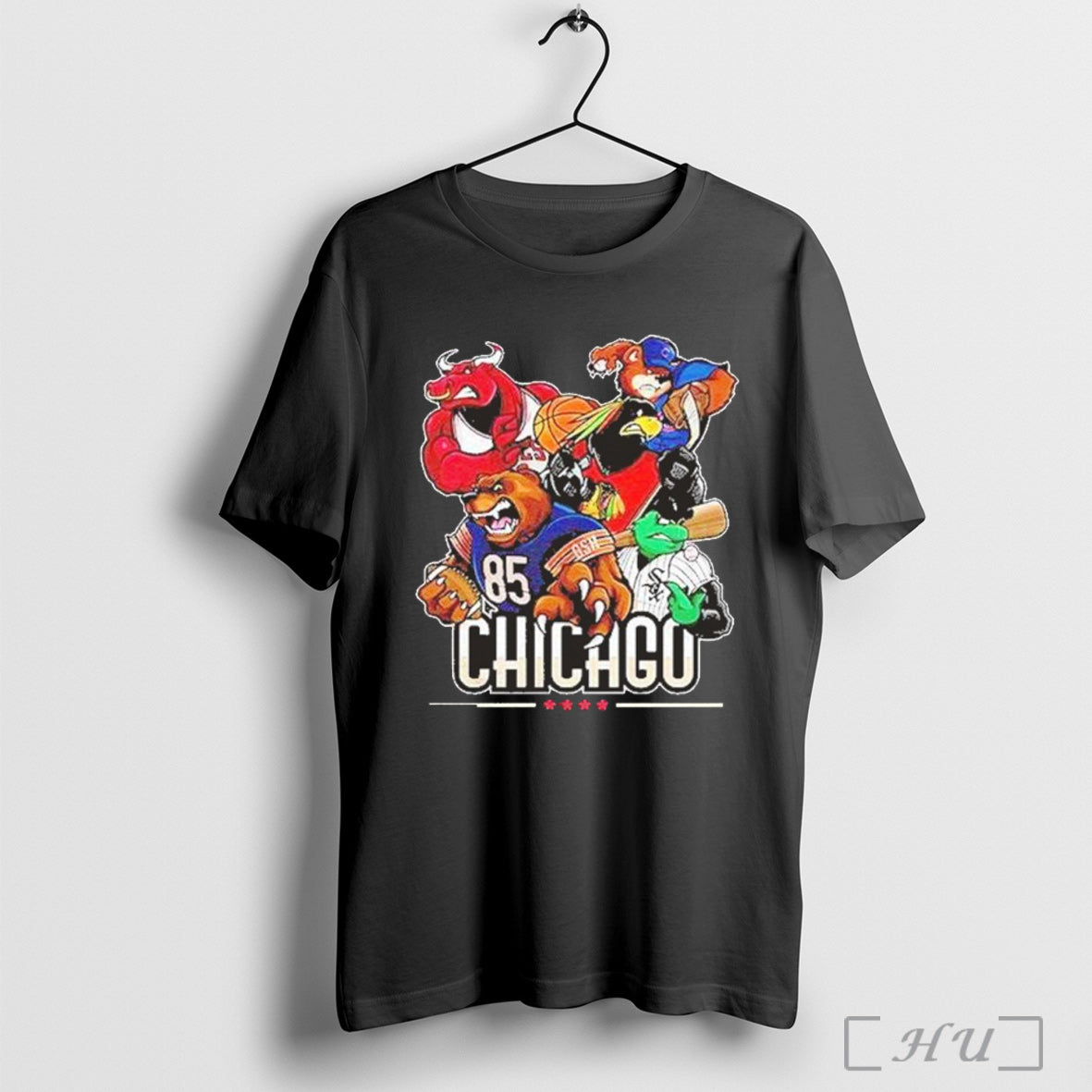 Official Chicago Sports Team Mascot T Shirt Sweatshirt