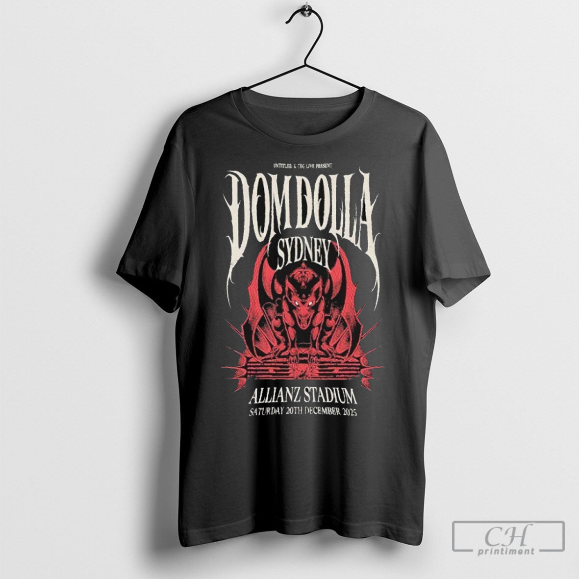 Official Dom Dolla Allianz Stadium Moore Park Nsw Dec 20 2025 Tour Tee Shirt Sweatshirt
