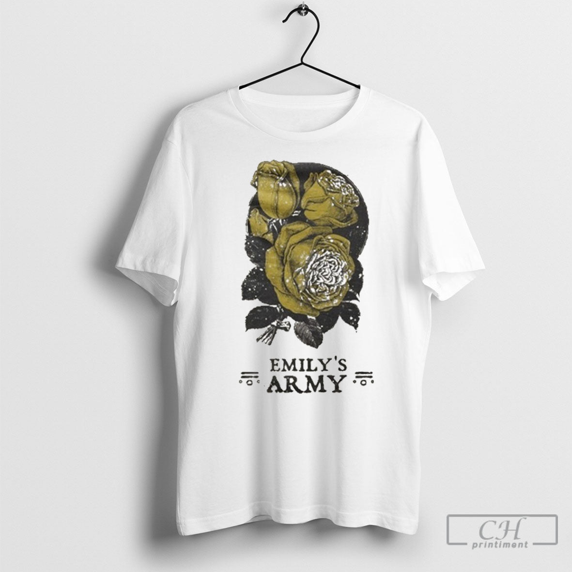 Official Emilys Army Rose Tee Shirt Sweatshirt