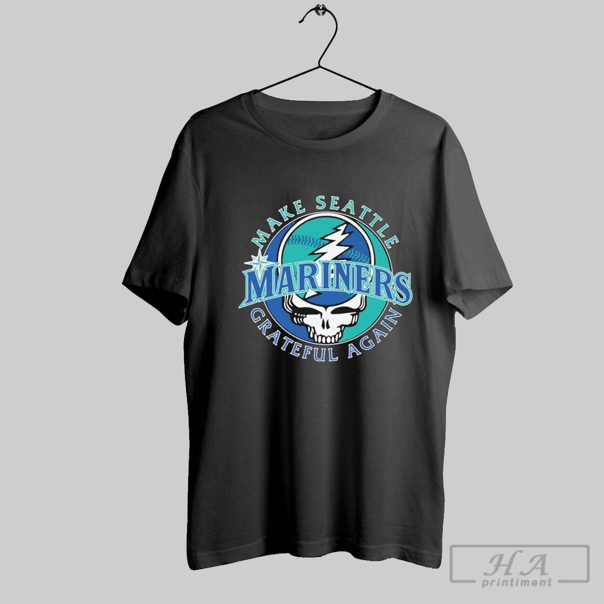 Official Seattle Mariners X Grateful Dead Make Seattle Grateful Again T Shirts