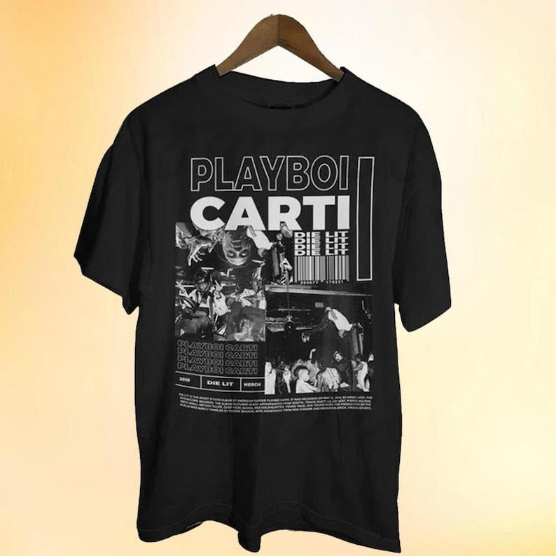Playboi Carti Shirt, Die Lit Shirt, Concert Merch Whole Lotta Red Die Lit, Whole Lotta Red Album Tee, Opium, Rap Shirt