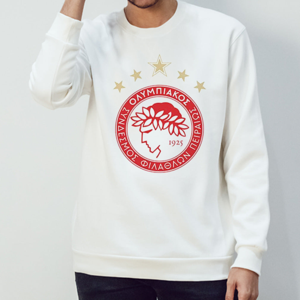 Proud Of Our Olympiacos FC Proud Of Our 47 Championship Titles Proud Of Our First European Trophy Logo Merchandise T-Shirt