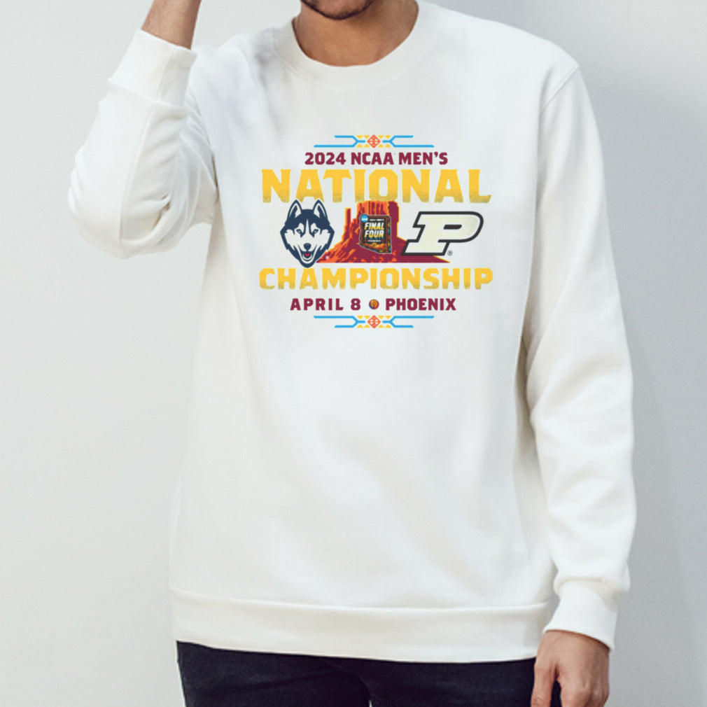 Purdue Boilermakers Vs Uconn Huskies 2024 Mens’s National Championship Matchup Shirts
