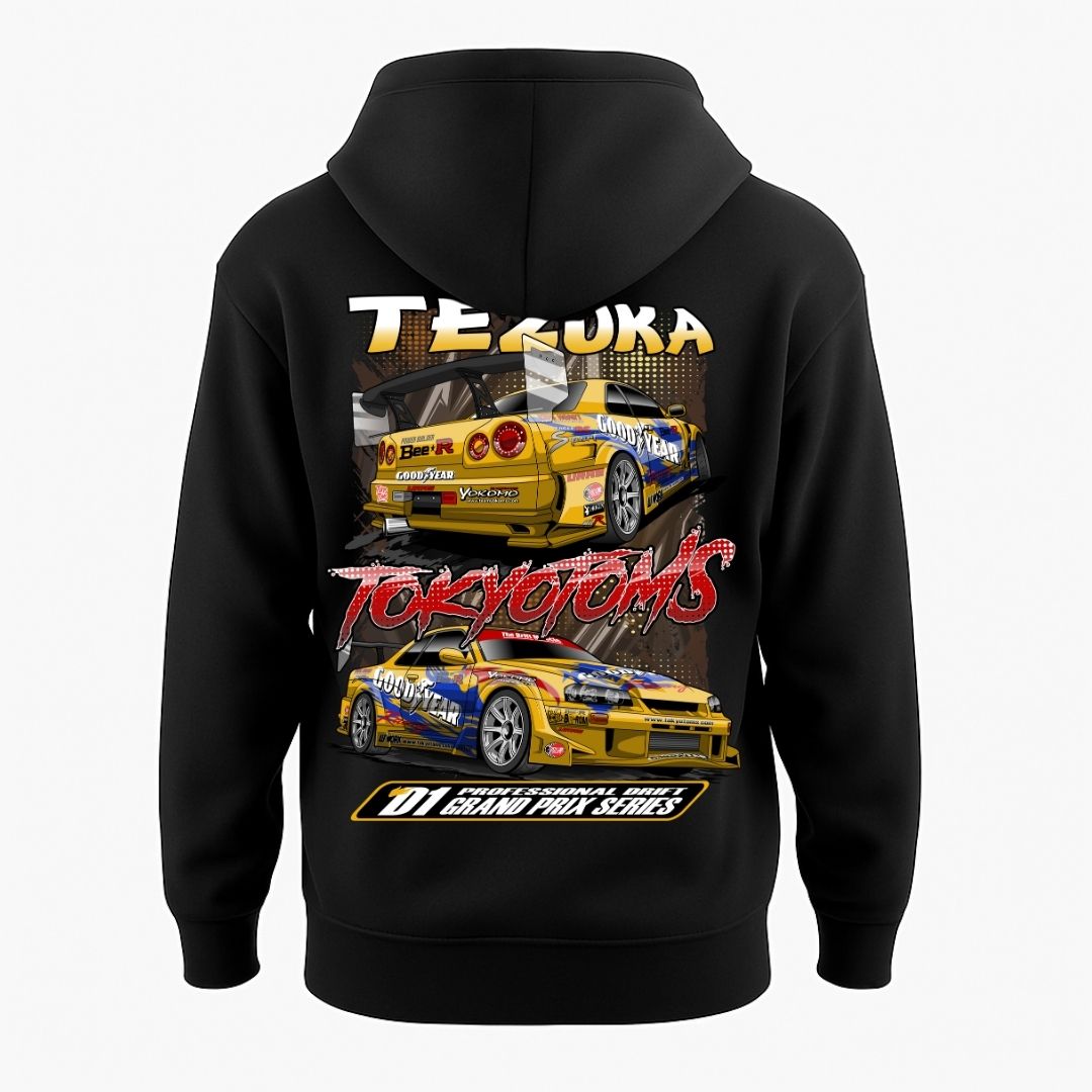 Nissan R34 Skyline โ Tezuka D1 Grand Prix โ Hoodie