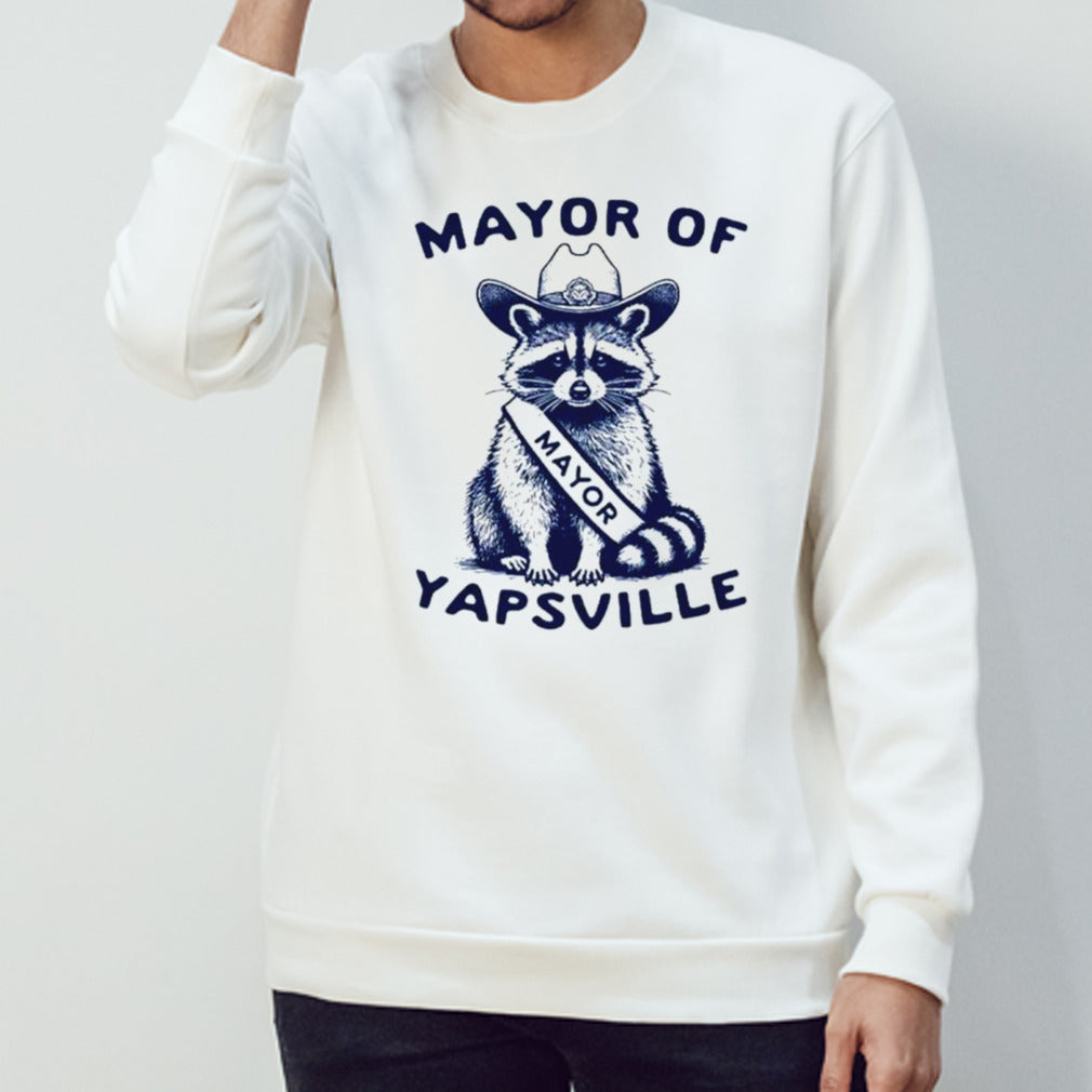 Raccoon police mayor of yapsville shirt