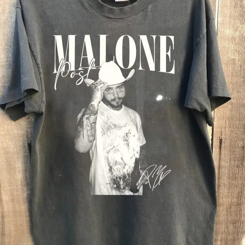 Retro 90s Music graphic 2side shirt, Posty concert 2024 fans shirt, Malone Music The Album Shirt, Gift for men women comfort color