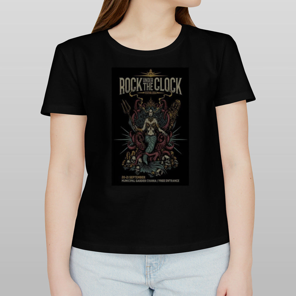 Rock Under The Clock Municipal Garden Sep 20-21, 2024 Chania Poster Shirt