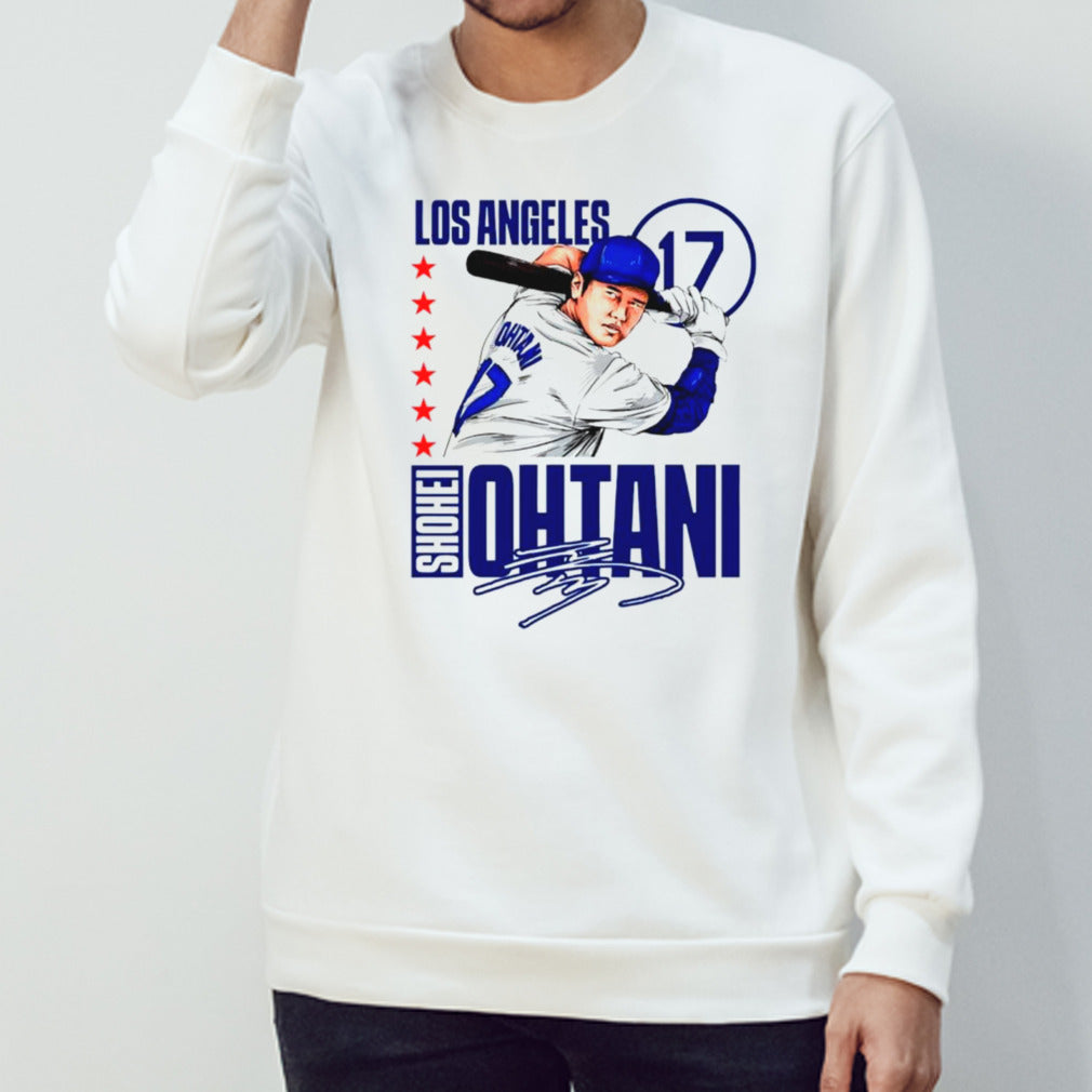 Shohei Ohtani 17 Los Angeles Dodgers Baseball Player signature shirt