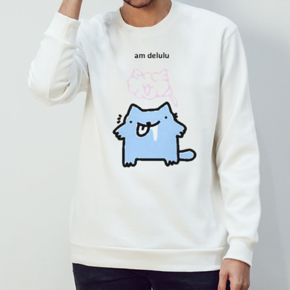 Silly Nub Cat Am Delulu Shirt