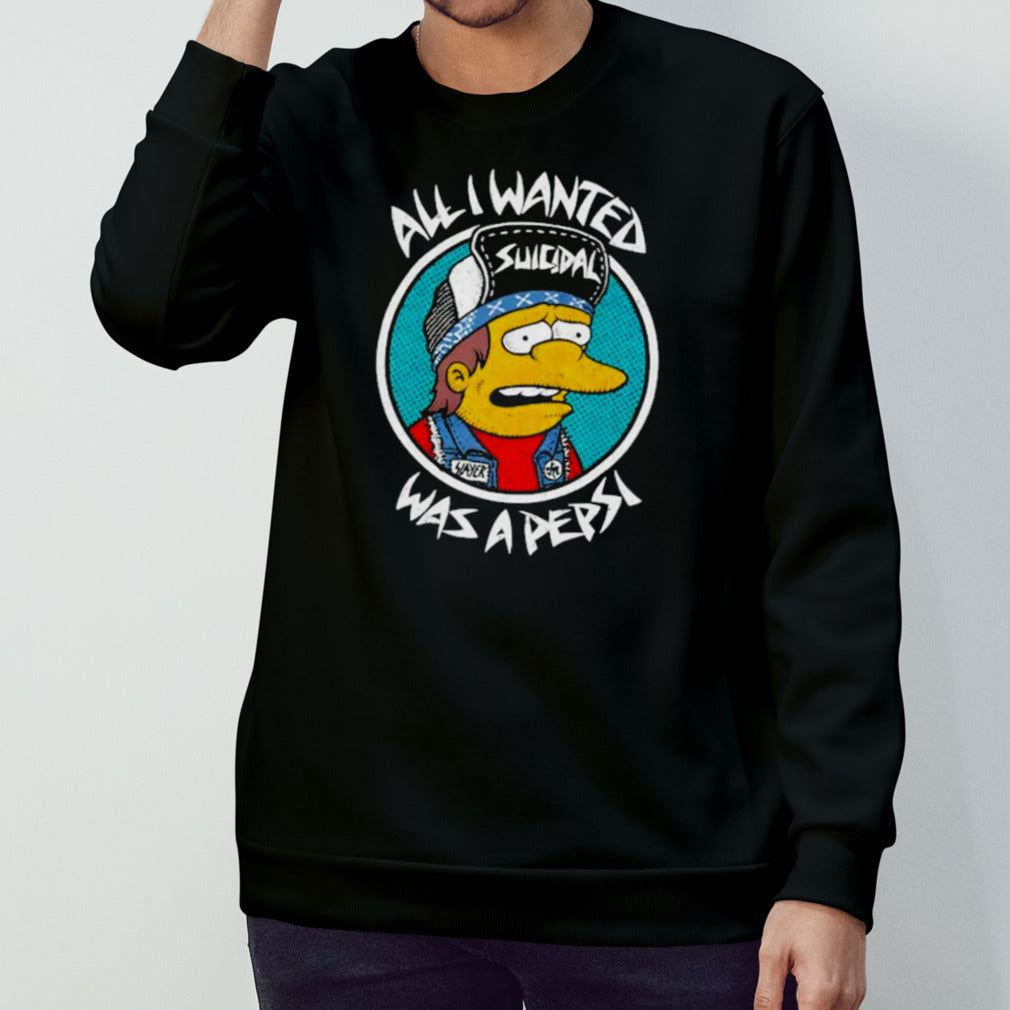 Simpson All I Wanted Was A Pepsi T-shirts