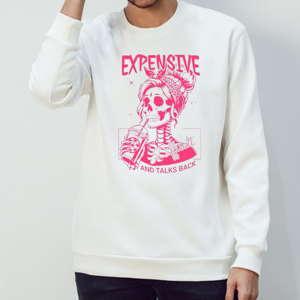 Skeleton expensive and talks back shirt