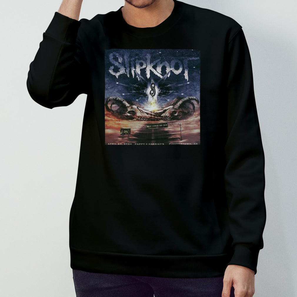 Slipknot Event Poster Goat 4 25 24 Show At Pappy Harriets PioneerTown CA Shirt