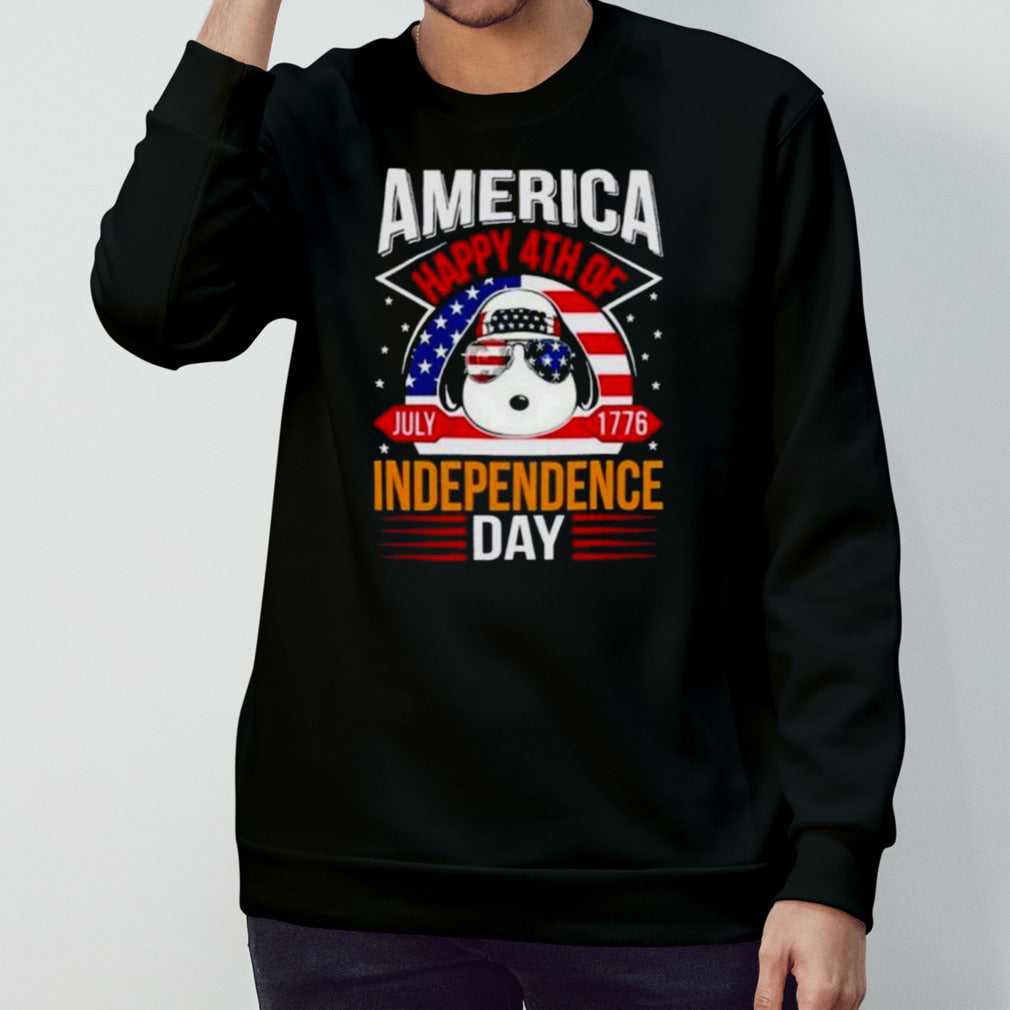 Snoopy America Independence Day Happy 4th Of July T-Shirt