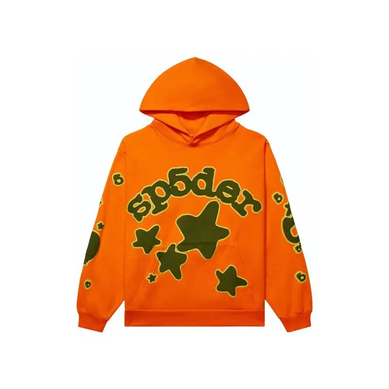 Sp5der Beluga Hoodie Orange
