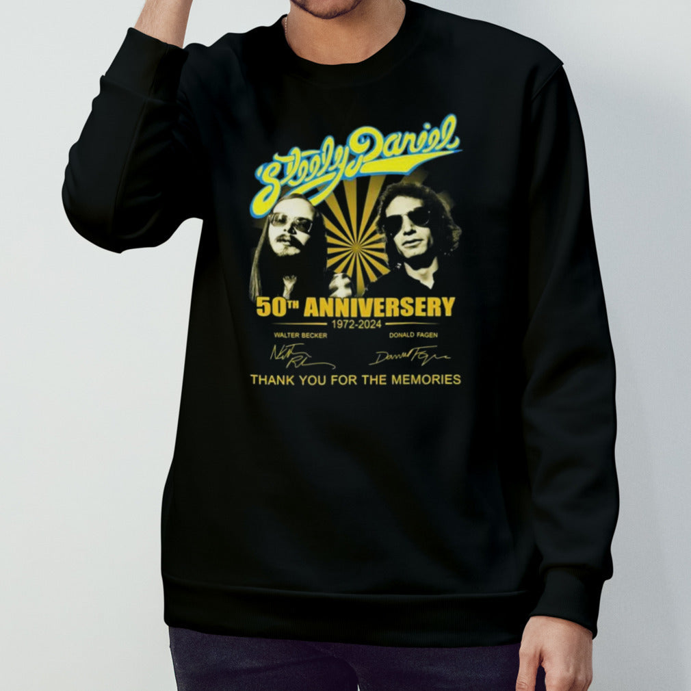 Steely Daniel 50th Anniversary 1972-2024 Thank You For The Memories Signature Shirts