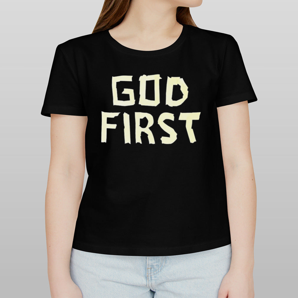 Taped Off God First shirt