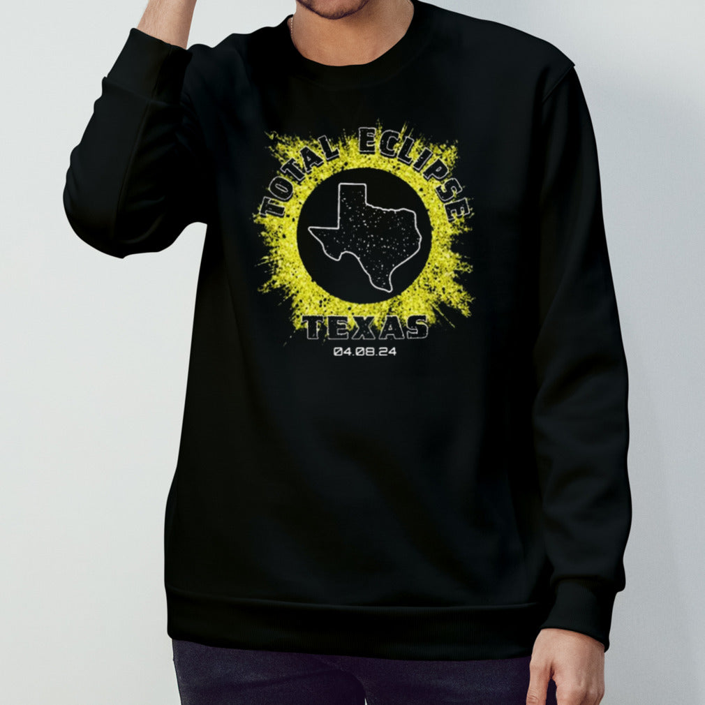 Total Solar Eclipse 2024s, Texas Eclipse Clipart Shirts