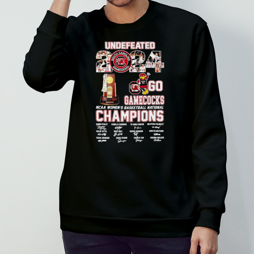 Undefeated 2024 South Carolina Gamecocks NCAA Womens’s Basketball National Champions Shirts