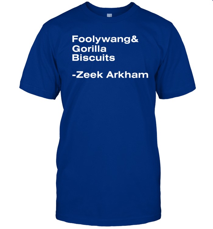 Foolywang Gorilla Biscuits Zeek Arkham T Shirt