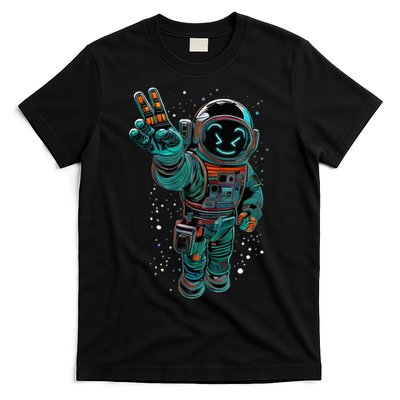 Astronaut Rave Edm Techno Festival Psytrance Dubstep T-Shirt