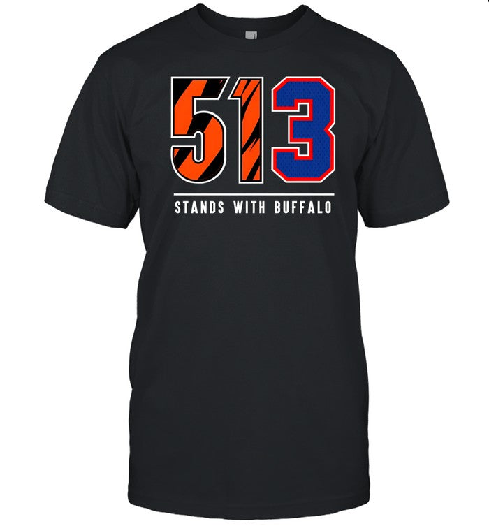 Damar Hamlin 513 Stands With Buffalo Shirt