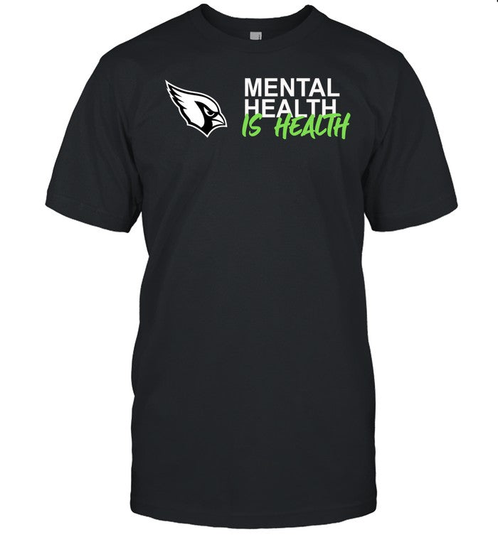 Edgerrin James Arizona Cardinals Mental Health Is Health T-Shirt
