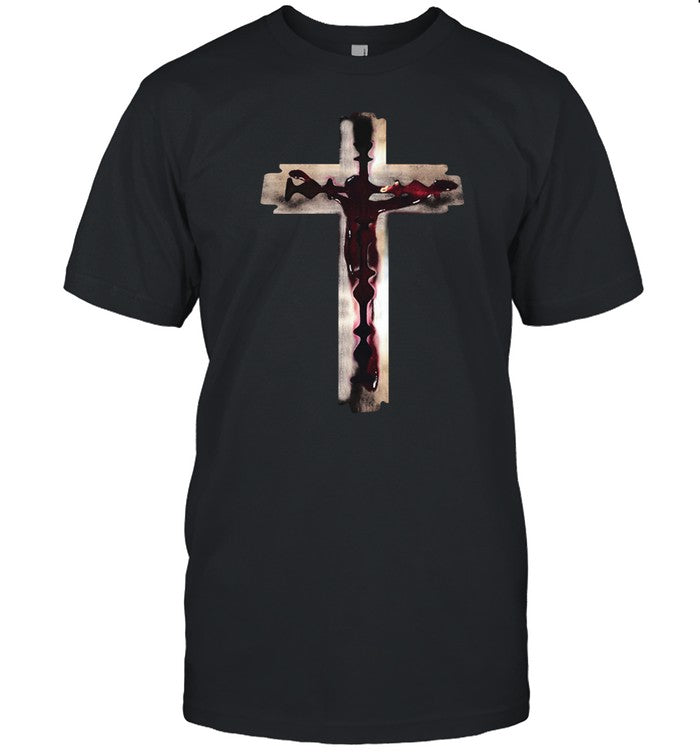 Nawafer Jesus Cross Razorblade Shirt