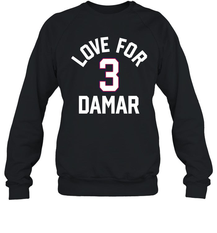 Love For 3 Damar Hoodie